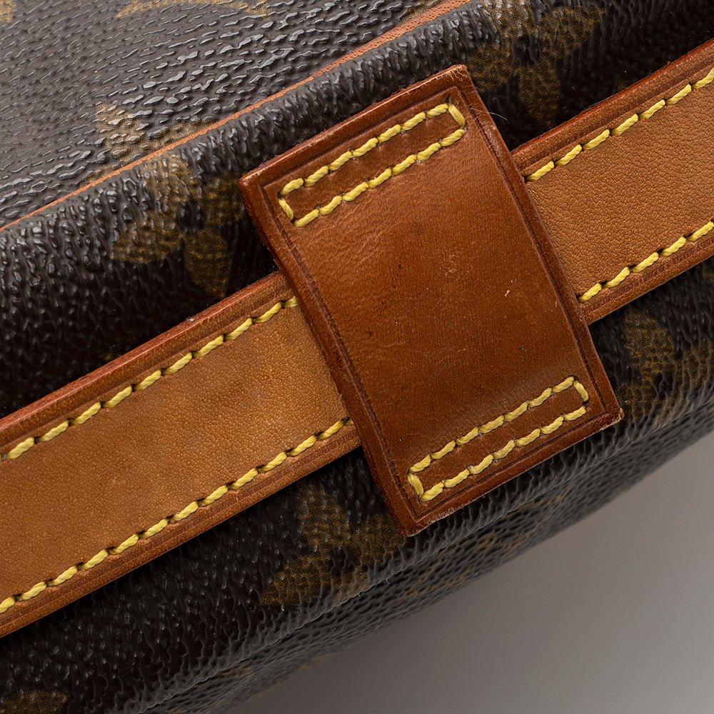 Louis Vuitton Vintage Monogram Canvas Jeune Fille MM Shoulder Bag (SHF-18465) - Image 14