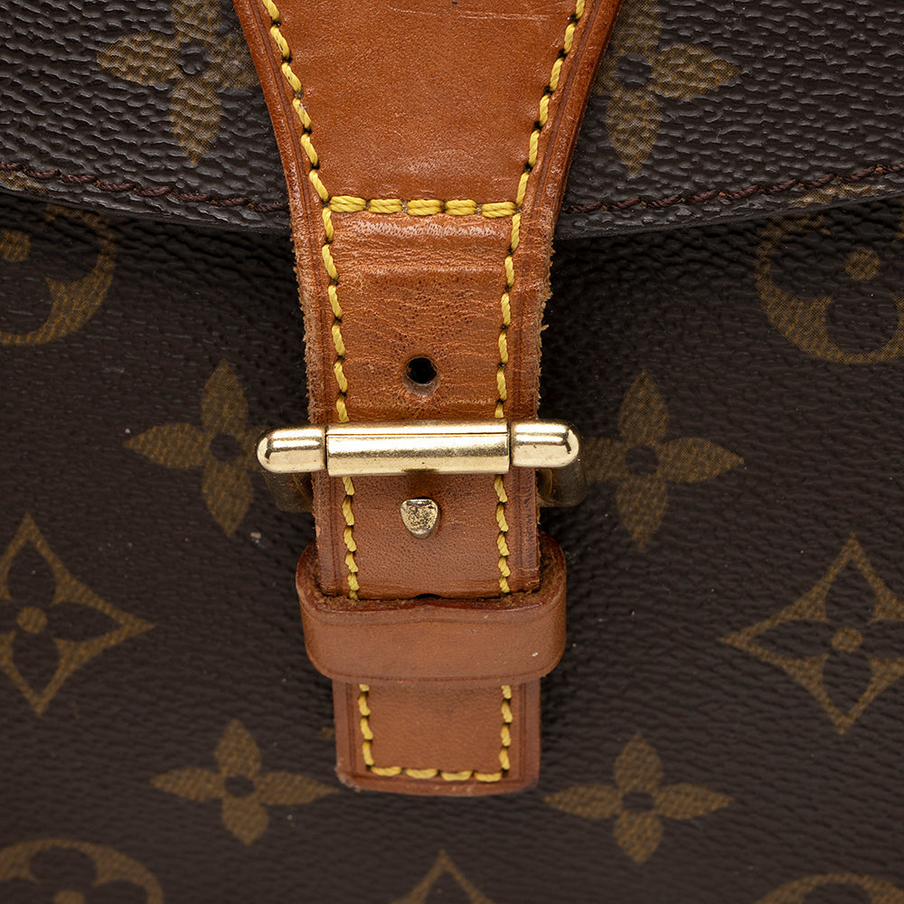 Louis Vuitton Vintage Monogram Canvas Jeune Fille MM Shoulder Bag (SHF-18465) - Image 15