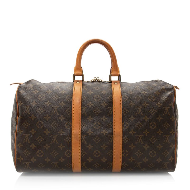 Louis Vuitton Vintage Monogram Canvas Keepall 45 Duffle Bag (SHF-20479) - Image 2