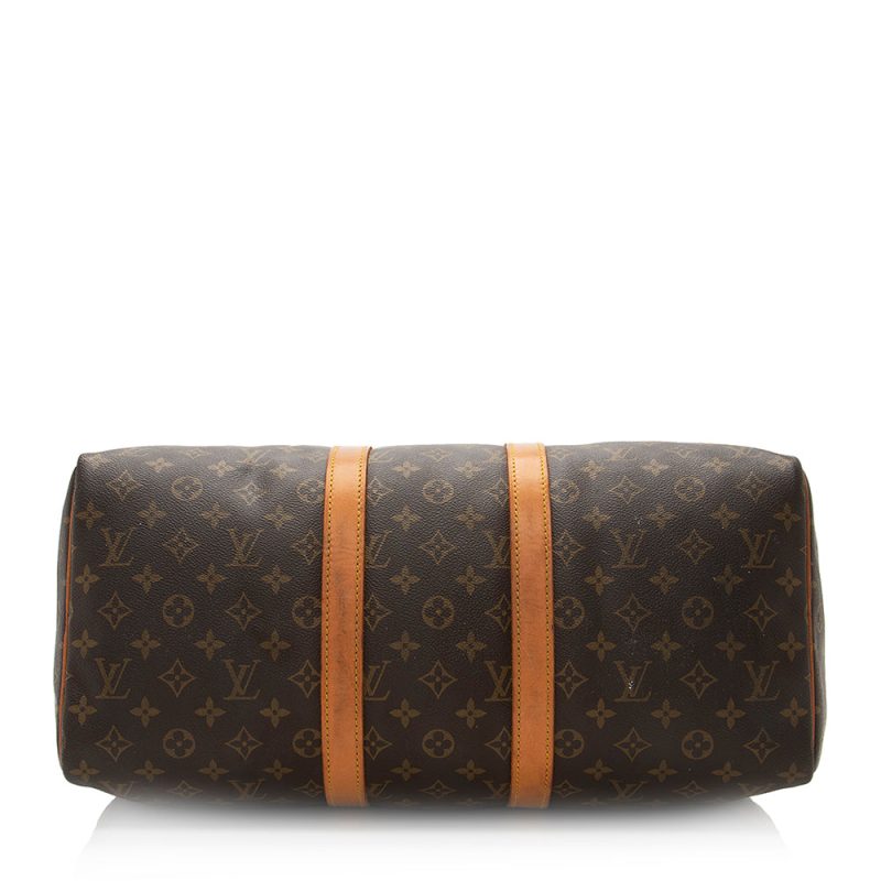 Louis Vuitton Vintage Monogram Canvas Keepall 45 Duffle Bag (SHF-20479) - Image 3