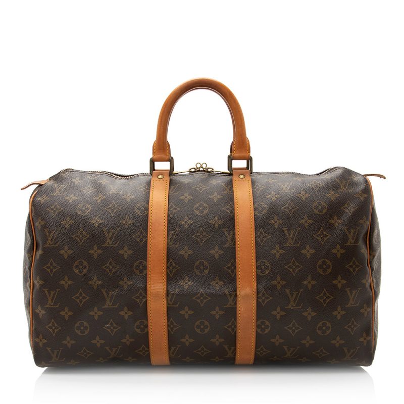 Louis Vuitton Vintage Monogram Canvas Keepall 45 Duffle Bag (SHF-20479) - Image 17
