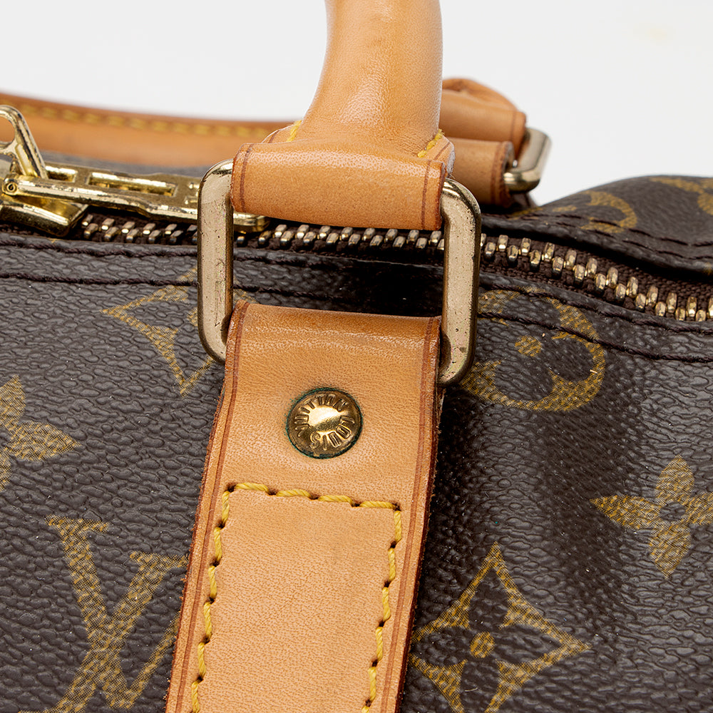 Louis Vuitton Vintage Monogram Canvas Keepall 45 Duffel Bag (SHF-21651) - Image 11