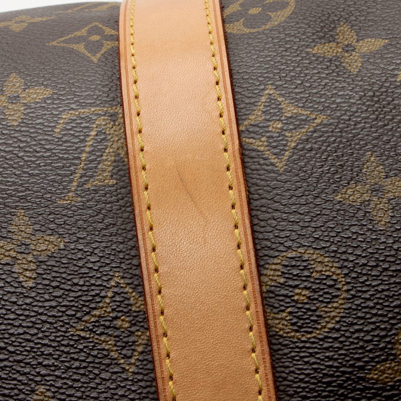 Louis Vuitton Vintage Monogram Canvas Keepall 45 Duffel Bag (SHF-21651) - Image 13