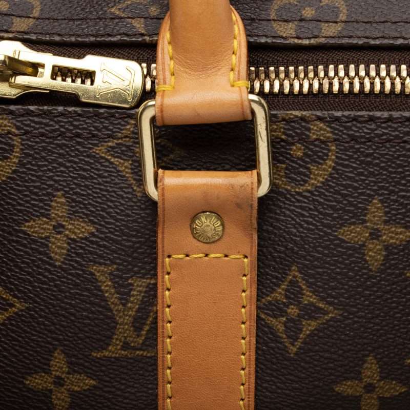 Louis Vuitton Vintage Monogram Canvas Keepall 45 Duffle Bag (SHF-6rTrqZ) - Image 15