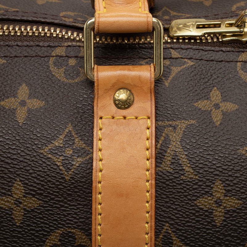 Louis Vuitton Vintage Monogram Canvas Keepall 45 Duffle Bag (SHF-6rTrqZ) - Image 17
