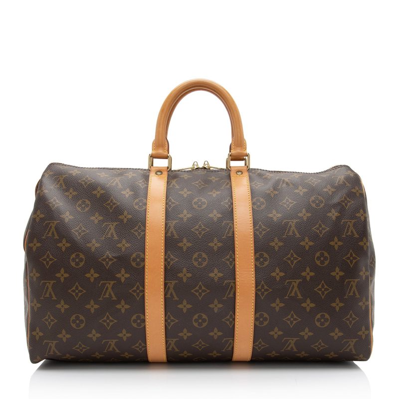 Louis Vuitton Vintage Monogram Canvas Keepall 45 Duffle Bag (SHF-xDEIn1) - Image 2