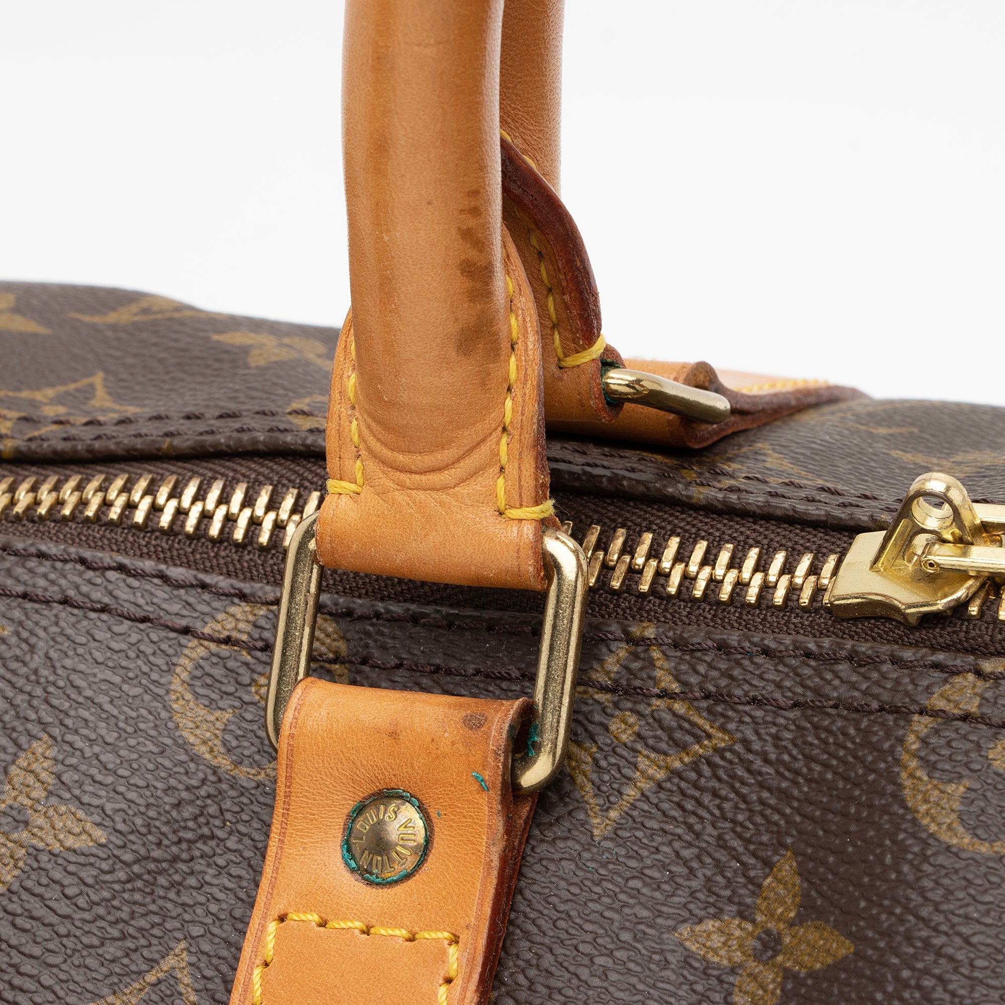 Louis Vuitton Vintage Monogram Canvas Keepall 45 Duffle Bag (SHF-xDEIn1) - Image 14