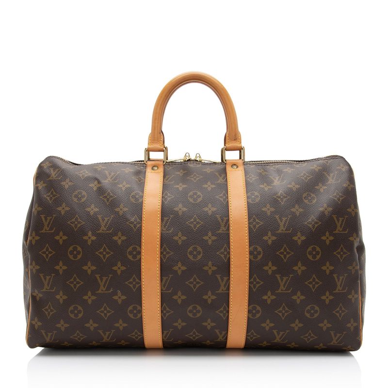 Louis Vuitton Vintage Monogram Canvas Keepall 45 Duffle Bag (SHF-xDEIn1) - Image 20