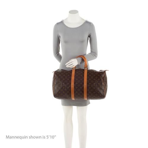 Louis Vuitton Vintage Monogram Canvas Keepall 45 Duffle Bag (SHF-xDEIn1) - Image 4