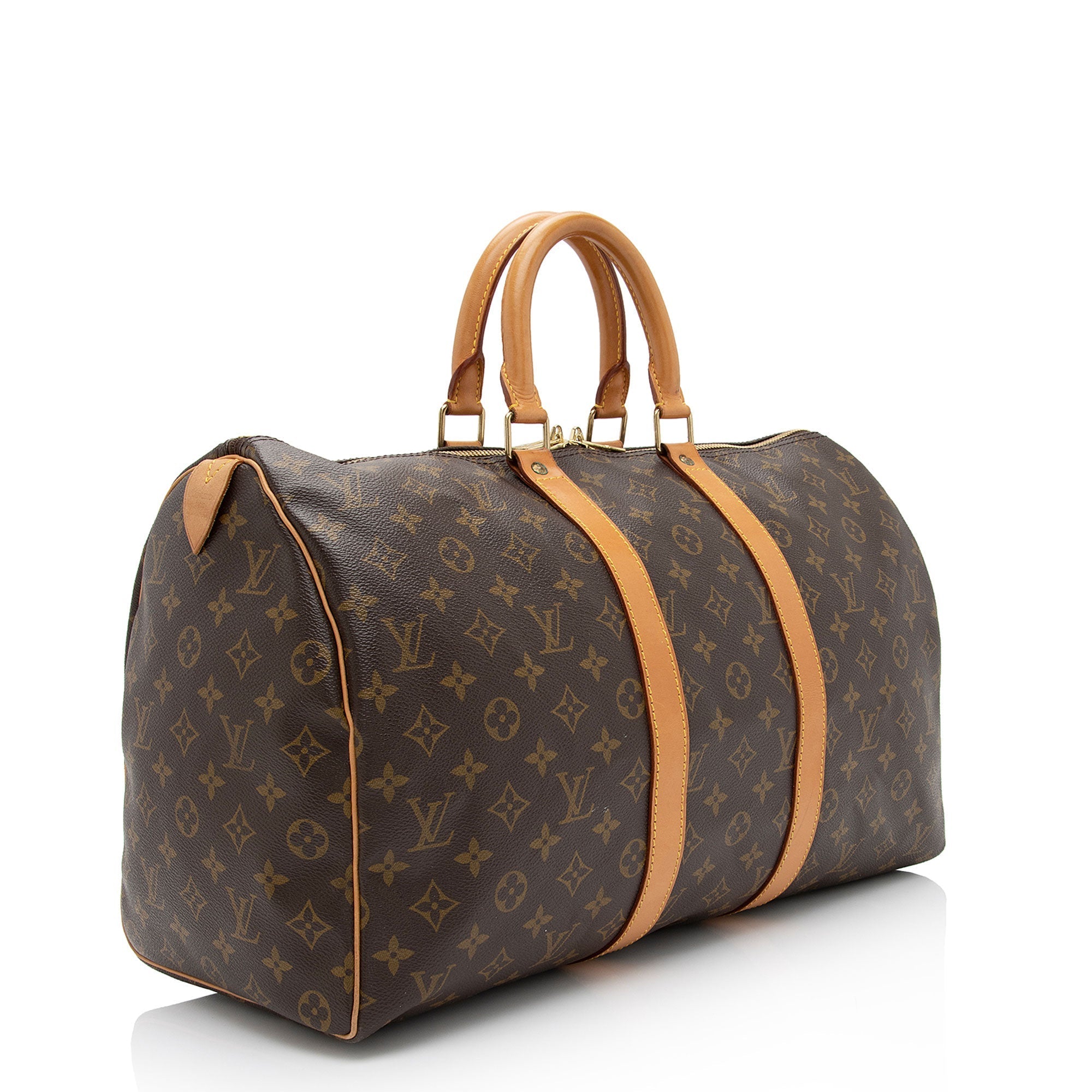 Louis Vuitton Vintage Monogram Canvas Keepall 45 Duffle Bag (SHF-xDEIn1)
