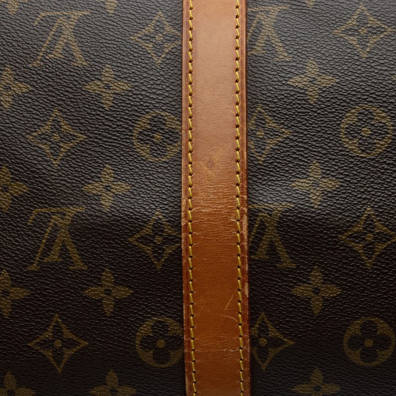 Louis Vuitton Vintage Monogram Canvas Keepall 45 Duffle Bag (SHF-sR0lBl) - Image 13