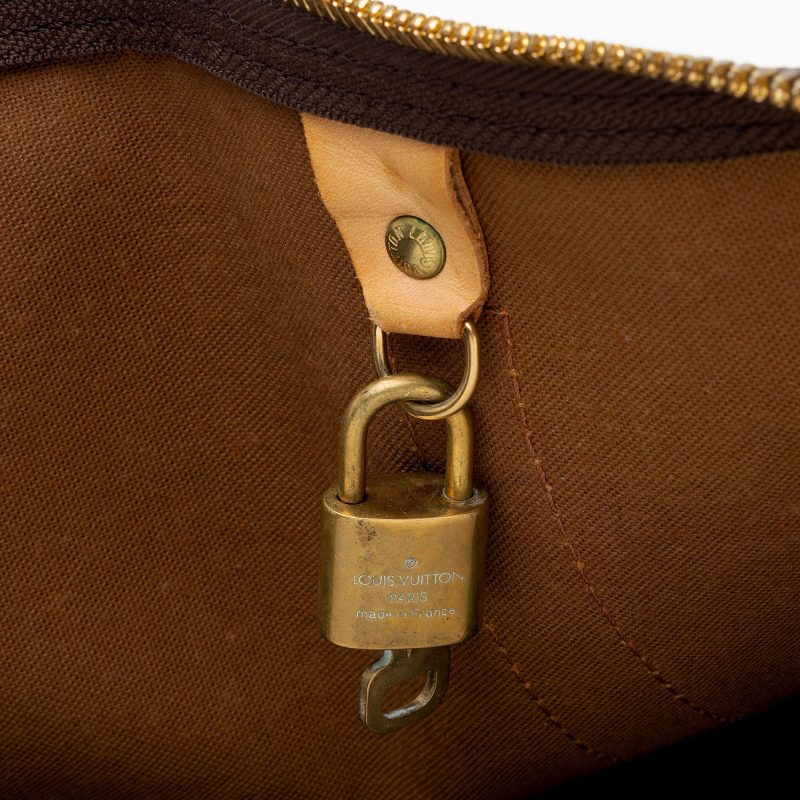 Louis Vuitton Vintage Monogram Canvas Keepall 45 Duffle Bag (SHF-YAHzBU) - Image 9