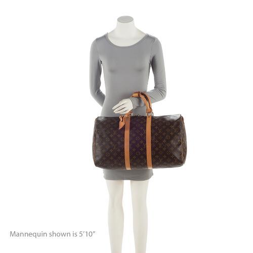Louis Vuitton Vintage Monogram Canvas Keepall 45 Duffle Bag (SHF-YAHzBU) - Image 4