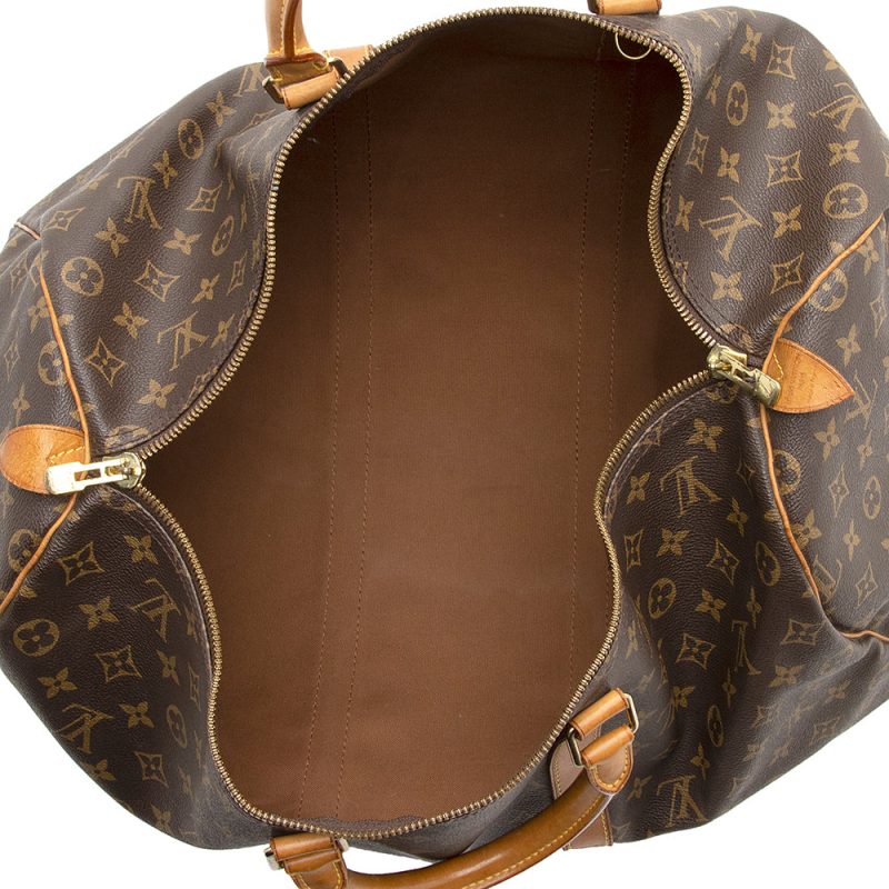 Louis Vuitton Vintage Monogram Canvas Keepall 50 Duffel Bag (SHF-20497) - Image 6