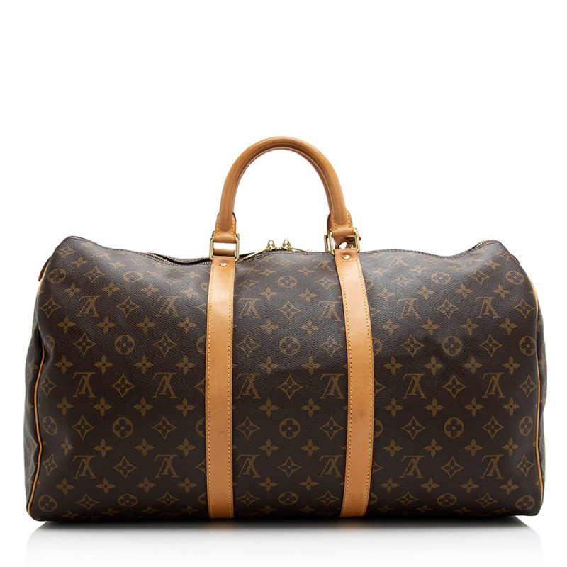 Louis Vuitton Vintage Monogram Canvas Keepall 50 Duffel Bag (SHF-21494) - Image 2