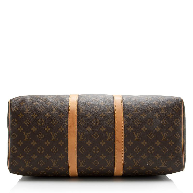 Louis Vuitton Vintage Monogram Canvas Keepall 50 Duffel Bag (SHF-21494) - Image 3