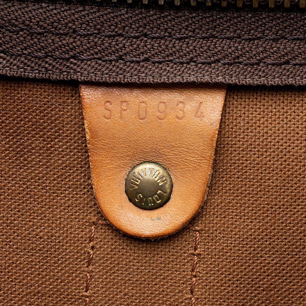 Louis Vuitton Vintage Monogram Canvas Keepall 50 Duffel Bag (SHF-21935) - Image 5