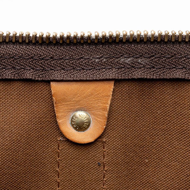 Louis Vuitton Vintage Monogram Canvas Keepall 50 Duffel Bag (SHF-21935) - Image 9