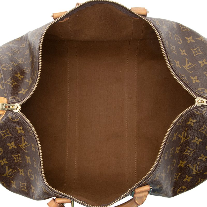 Louis Vuitton Vintage Monogram Canvas Keepall 50 Duffel Bag (SHF-21935) - Image 6