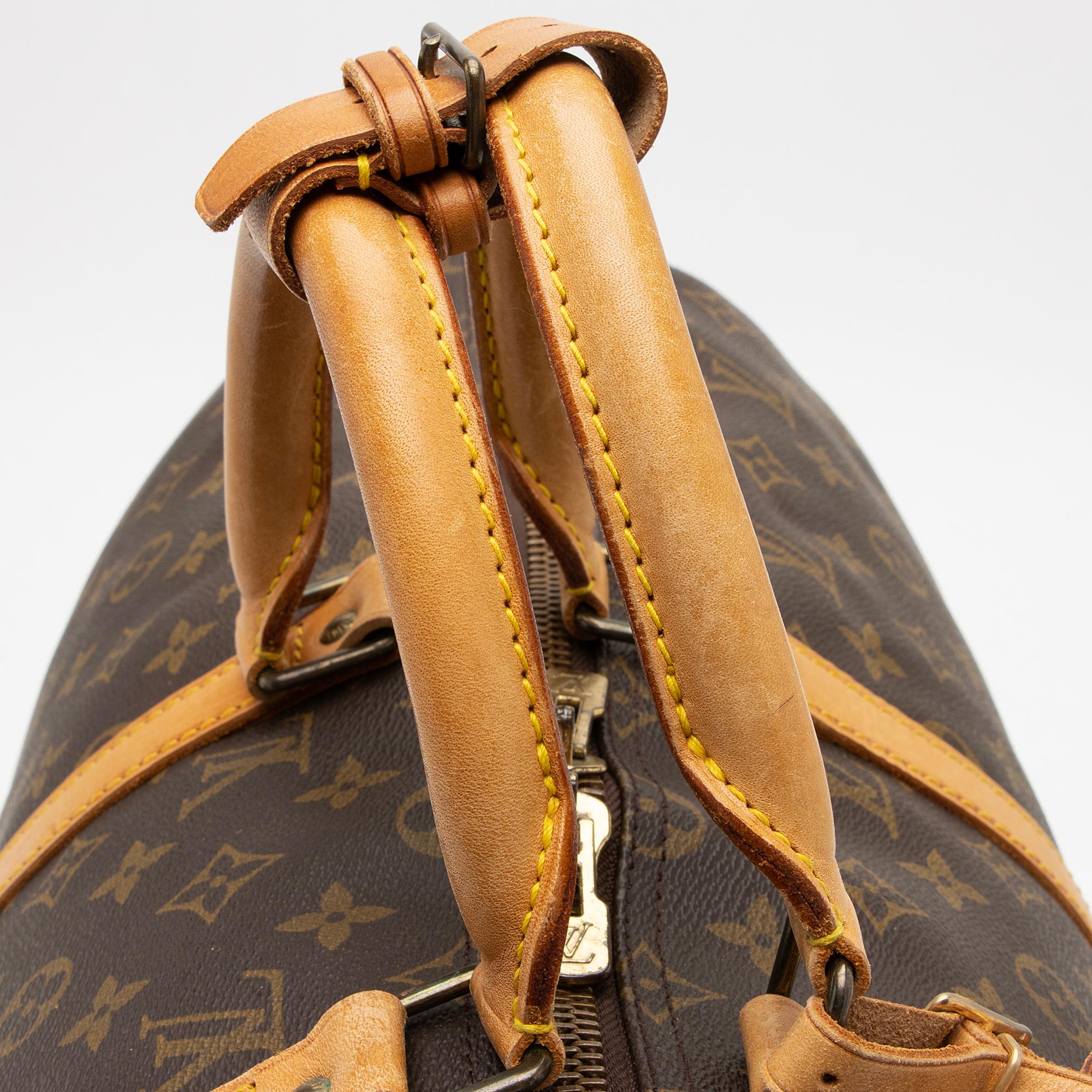 Louis Vuitton Vintage Monogram Canvas Keepall 50 Duffle Bag (SHF-pIqYyr) - Image 18