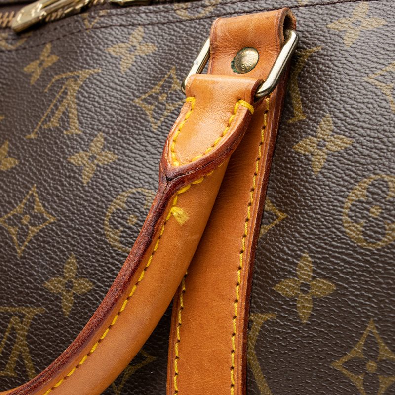 Louis Vuitton Vintage Monogram Canvas Keepall 55 Duffel Bag (SHF-16747) - Image 12
