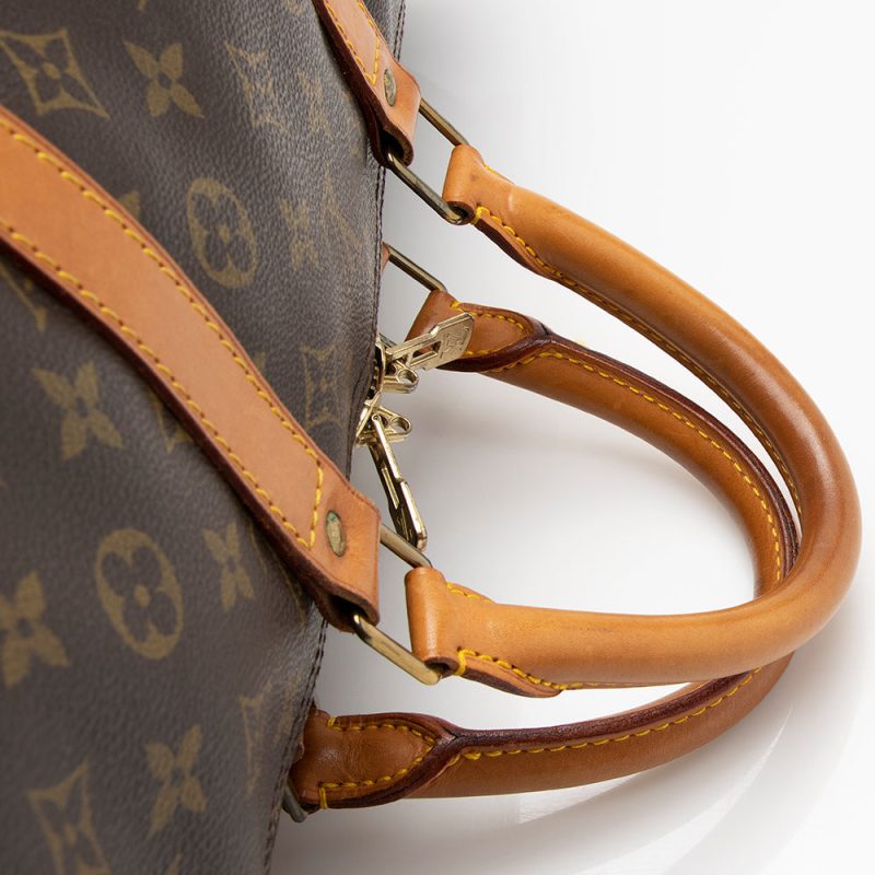 Louis Vuitton Vintage Monogram Canvas Keepall 55 Duffel Bag (SHF-16747) - Image 13