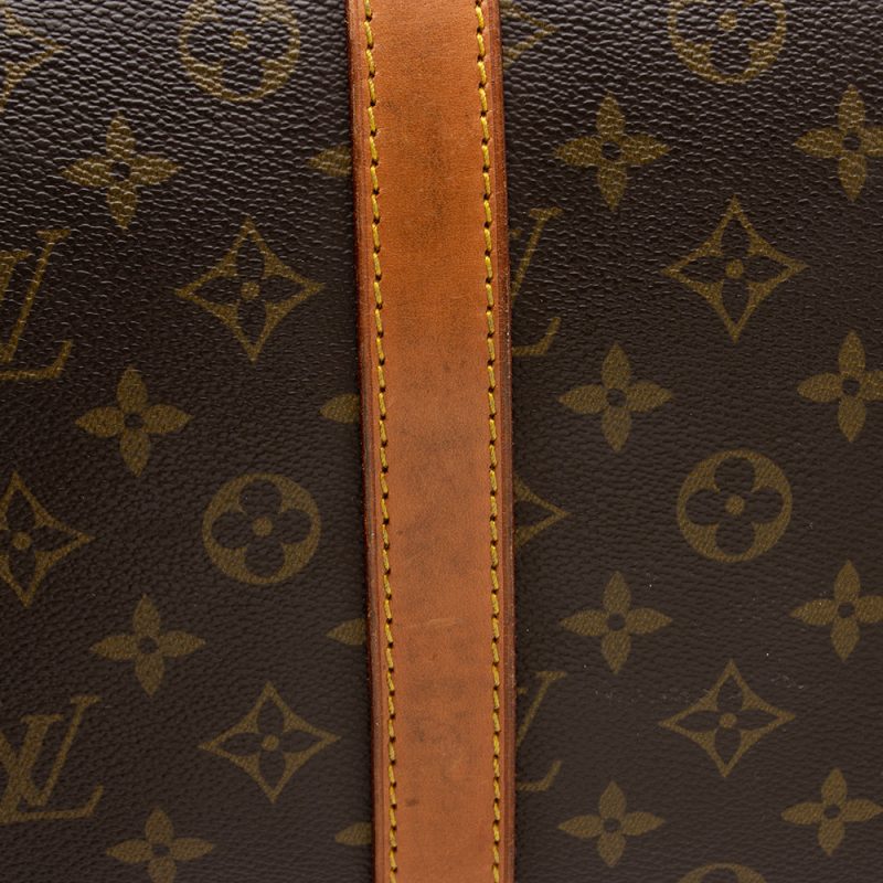 Louis Vuitton Vintage Monogram Canvas Keepall 55 Duffel Bag (SHF-16747) - Image 15
