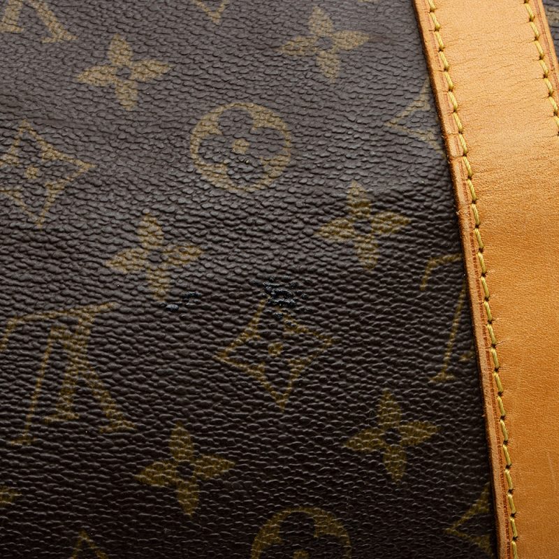 Louis Vuitton Vintage Monogram Canvas Keepall 55 Duffle Bag (SHF-21843) - Image 19