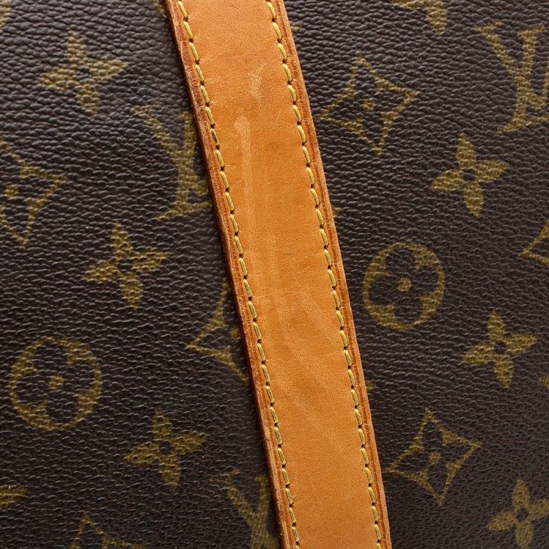 Louis Vuitton Vintage Monogram Canvas Keepall 55 Duffle Bag (SHF-21843) - Image 13