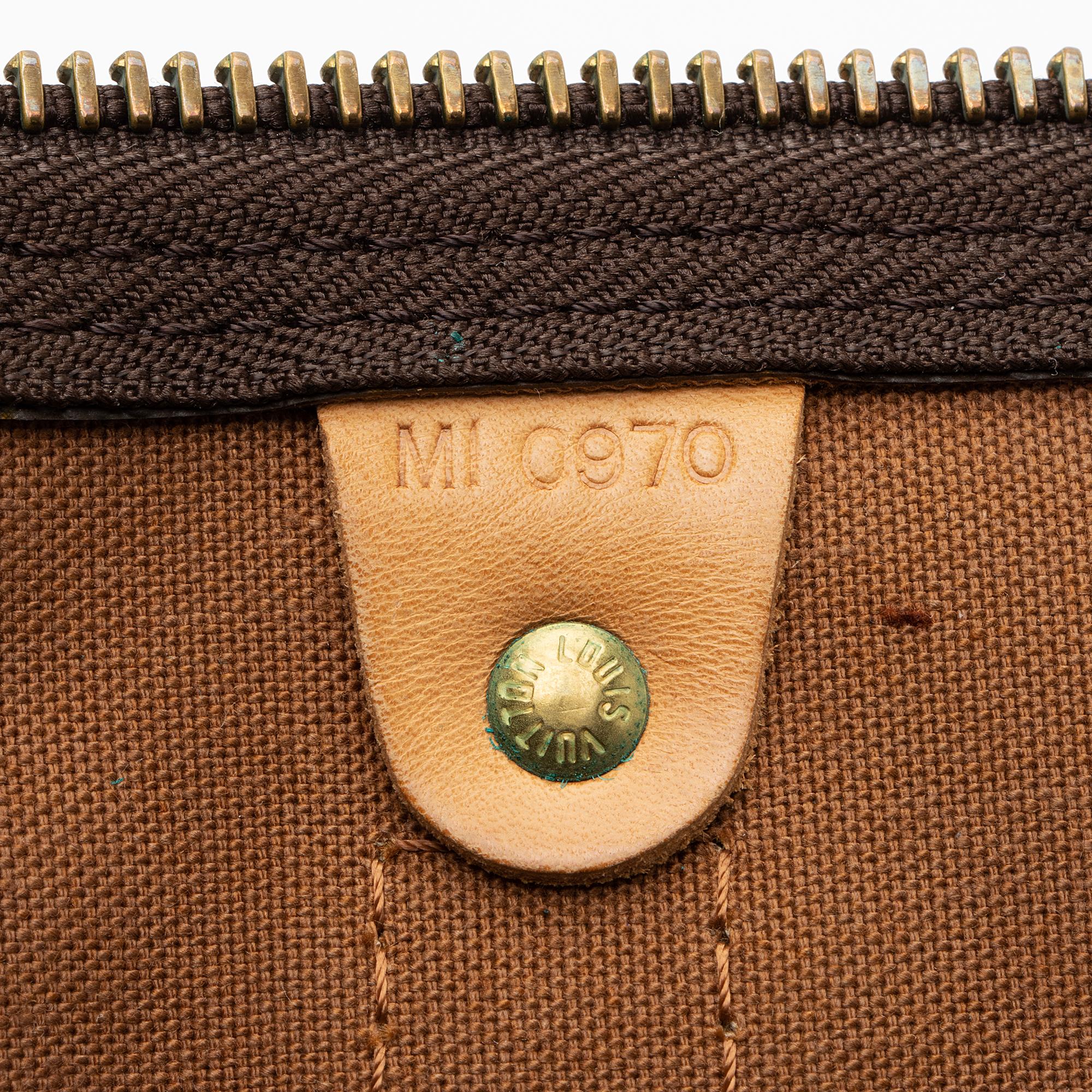 Louis Vuitton Vintage Monogram Canvas Keepall 55 Duffle Bag (SHF-s4h4Kj) - Image 5