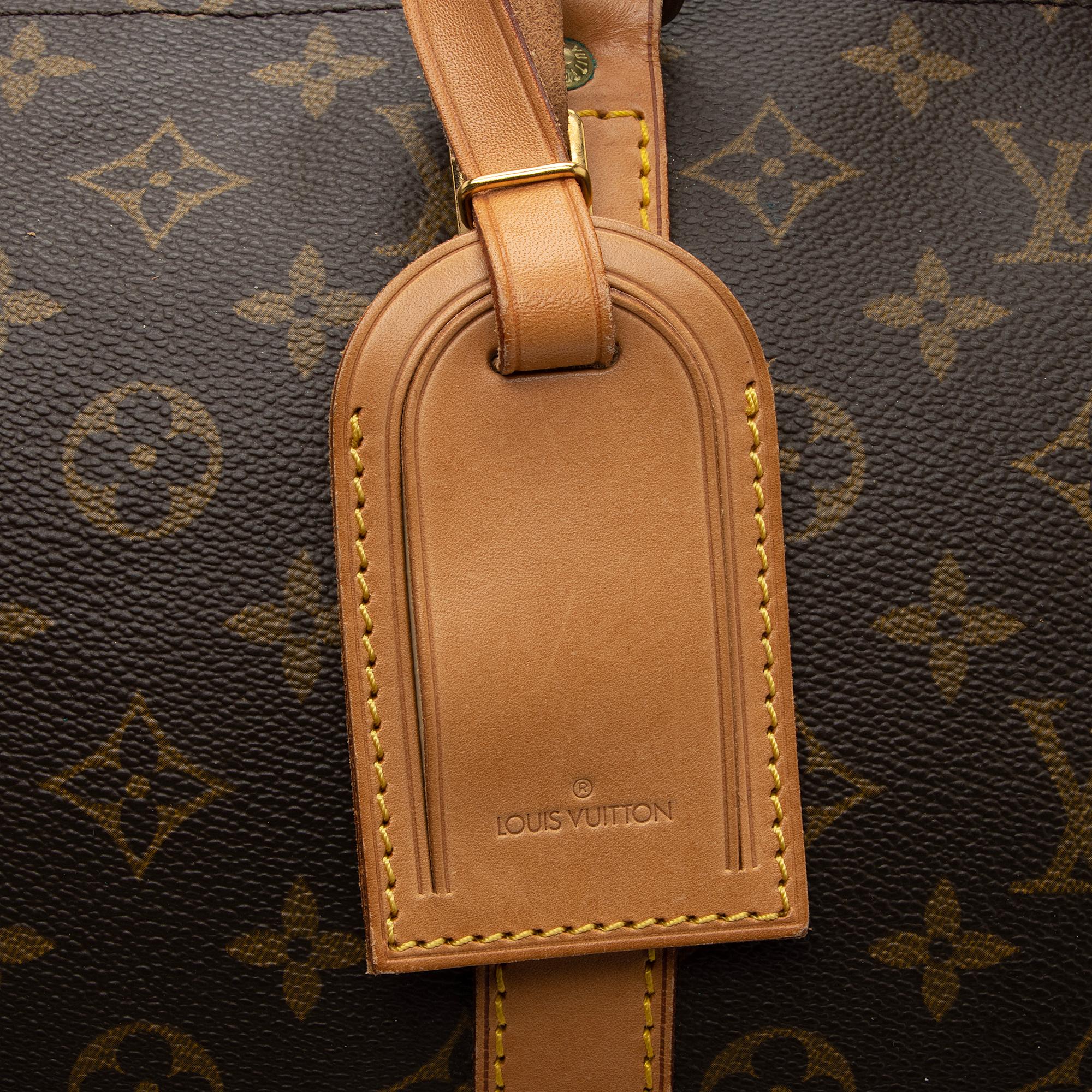 Louis Vuitton Vintage Monogram Canvas Keepall 55 Duffle Bag (SHF-s4h4Kj) - Image 10