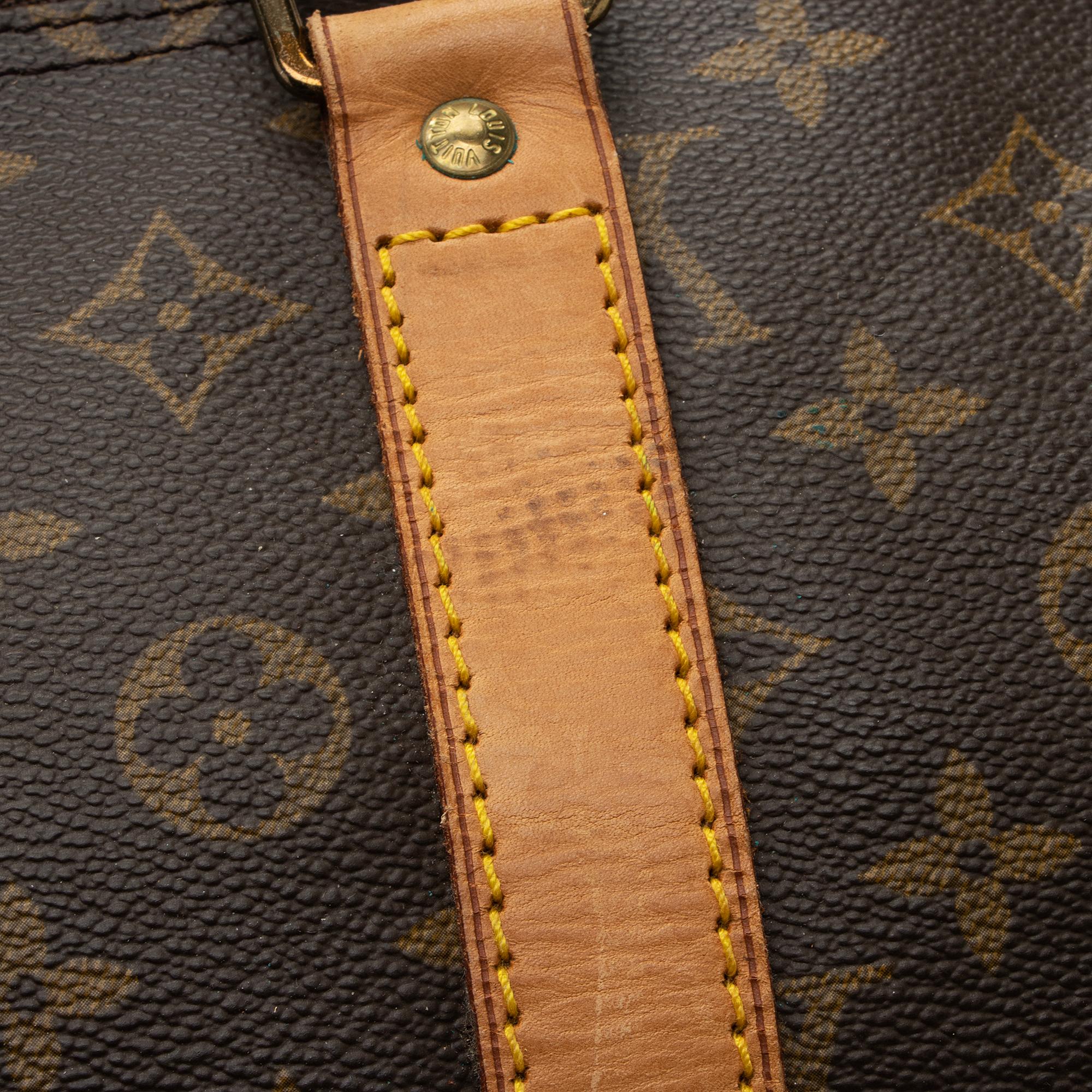 Louis Vuitton Vintage Monogram Canvas Keepall 55 Duffle Bag (SHF-s4h4Kj) - Image 14
