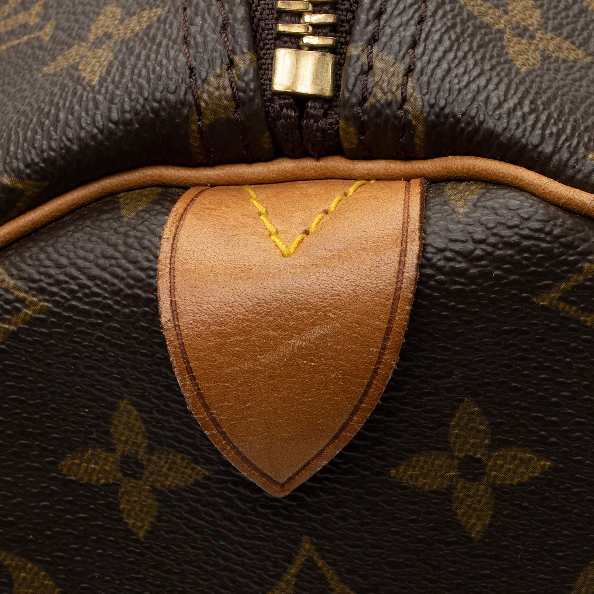 Louis Vuitton Vintage Monogram Canvas Keepall 55 Duffle Bag (SHF-s4h4Kj) - Image 15