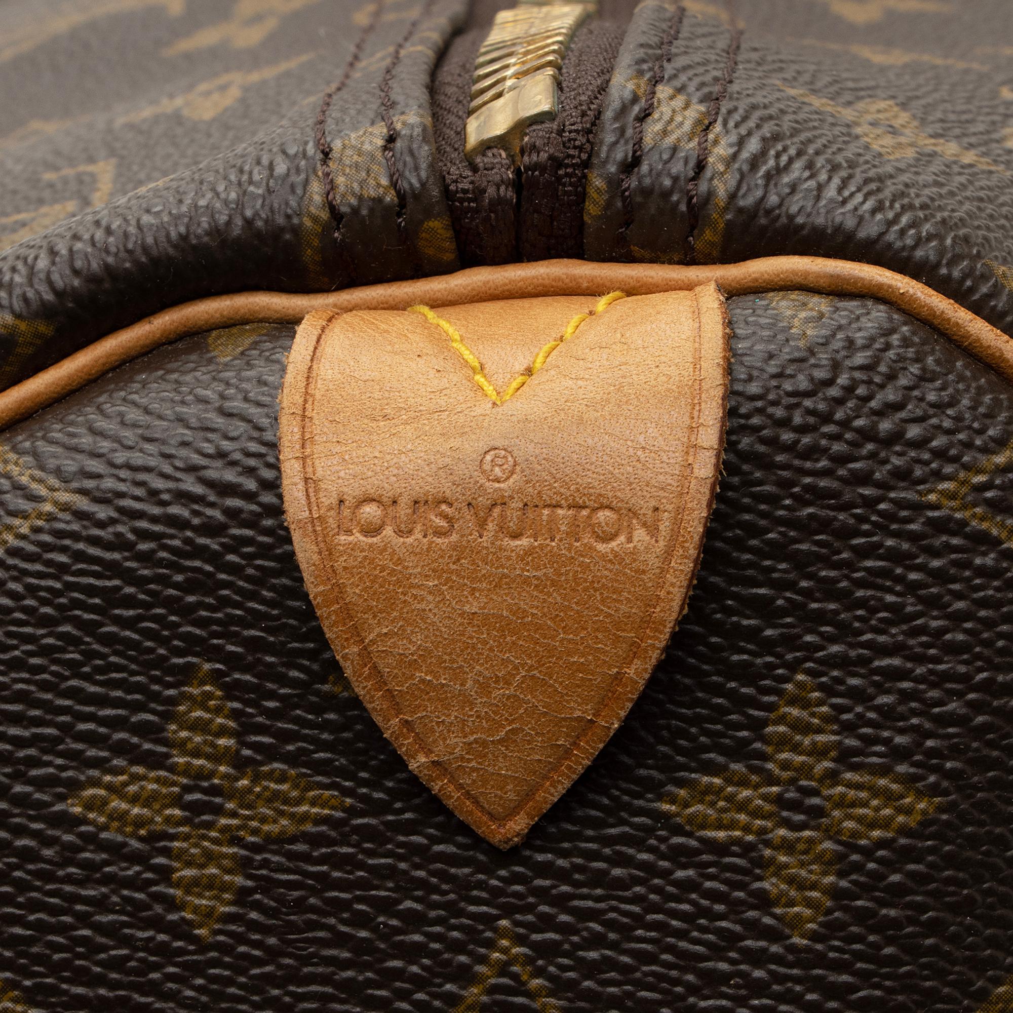 Louis Vuitton Vintage Monogram Canvas Keepall 55 Duffle Bag (SHF-s4h4Kj) - Image 7