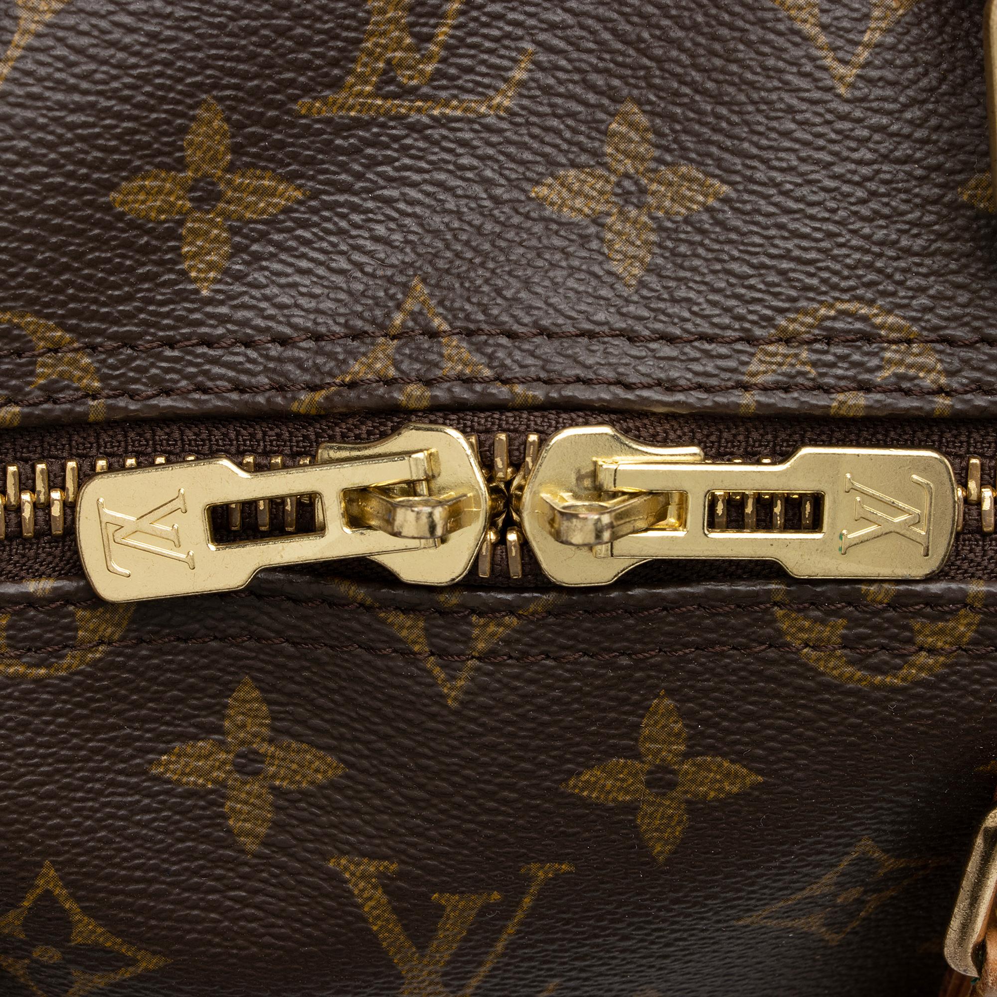 Louis Vuitton Vintage Monogram Canvas Keepall 55 Duffle Bag (SHF-7T21wA) - Image 8