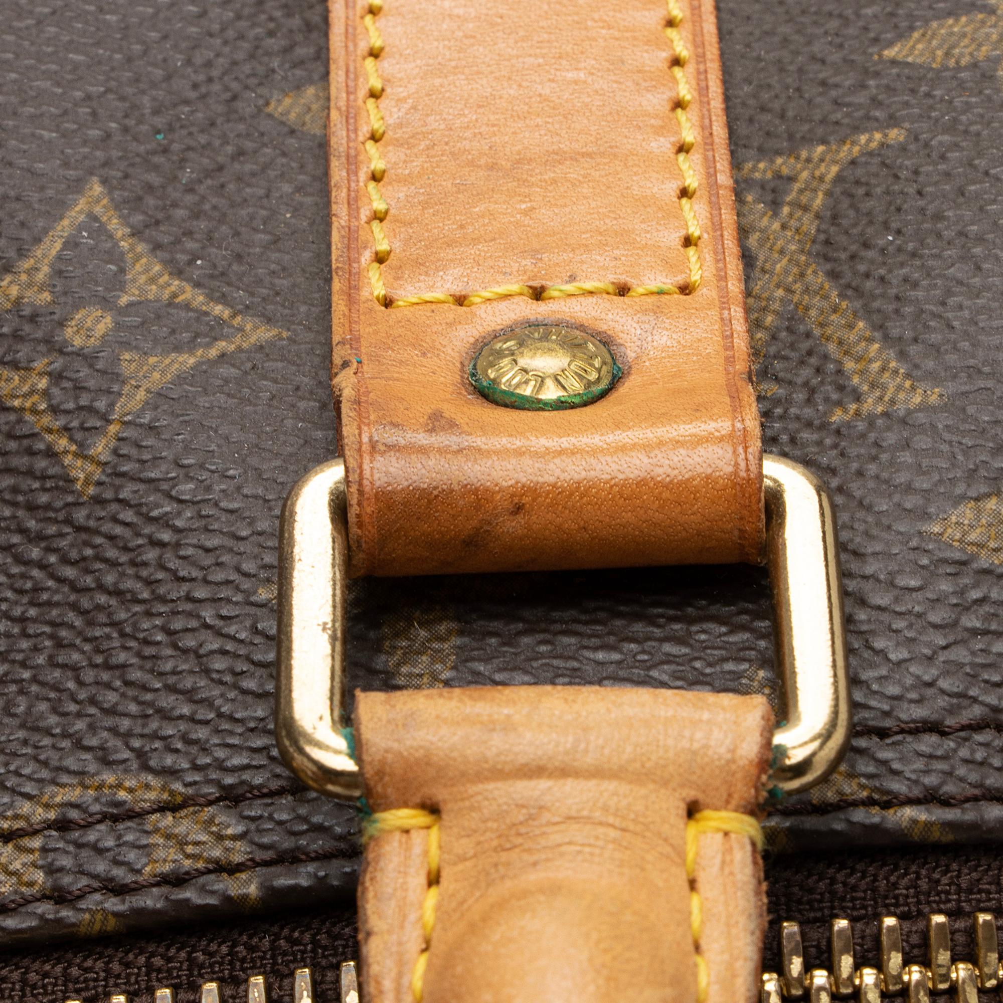 Louis Vuitton Vintage Monogram Canvas Keepall 55 Duffle Bag (SHF-7T21wA) - Image 19