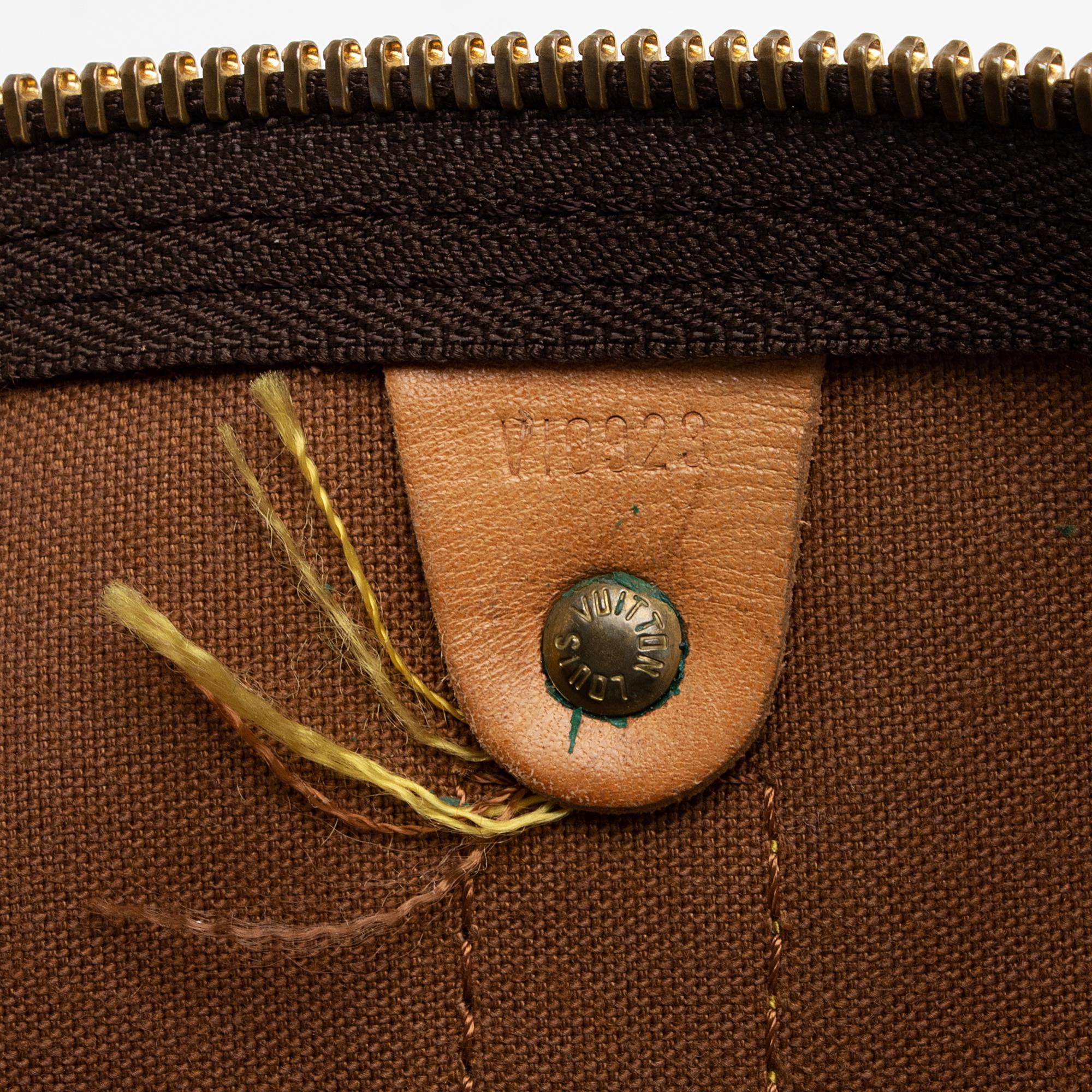 Louis Vuitton Vintage Monogram Canvas Keepall 55 Duffle Bag (SHF-7T21wA) - Image 5