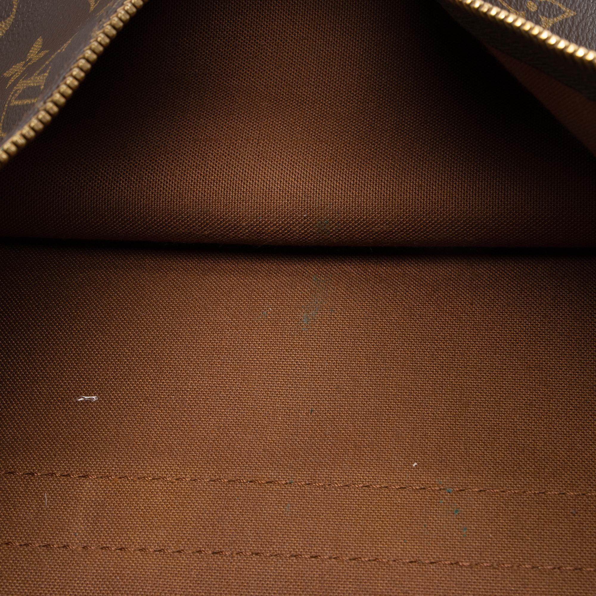 Louis Vuitton Vintage Monogram Canvas Keepall 55 Duffle Bag (SHF-7T21wA) - Image 18