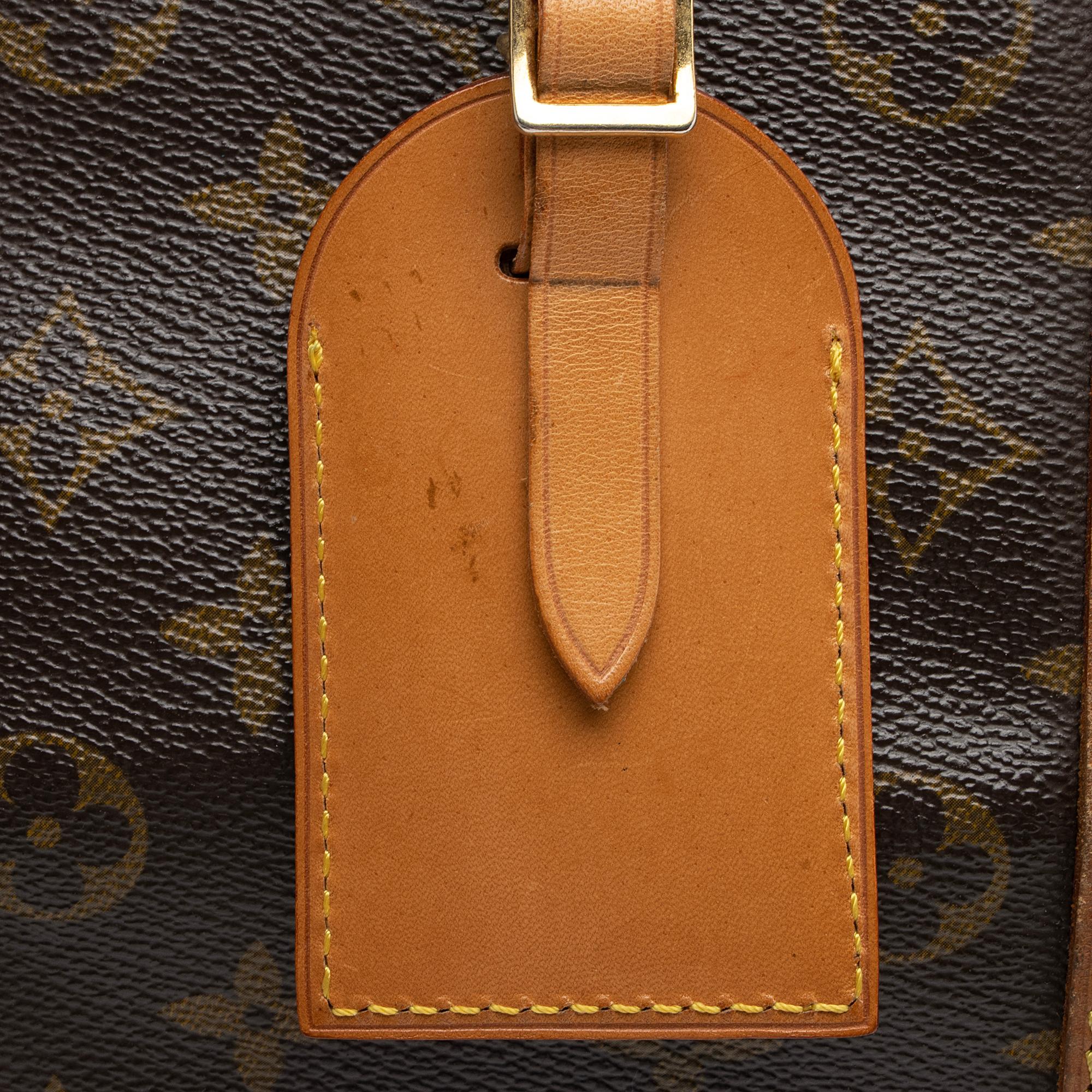 Louis Vuitton Vintage Monogram Canvas Keepall 55 Duffle Bag (SHF-7T21wA) - Image 12