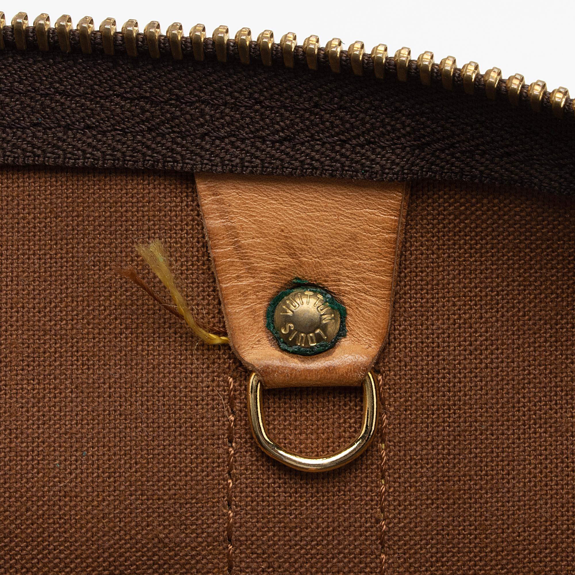 Louis Vuitton Vintage Monogram Canvas Keepall 55 Duffle Bag (SHF-7T21wA) - Image 15