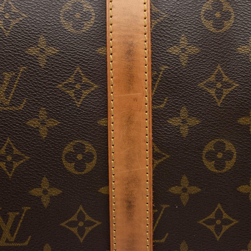 Louis Vuitton Vintage Monogram Canvas Keepall 55 Duffle Bag (SHF-7T21wA) - Image 16