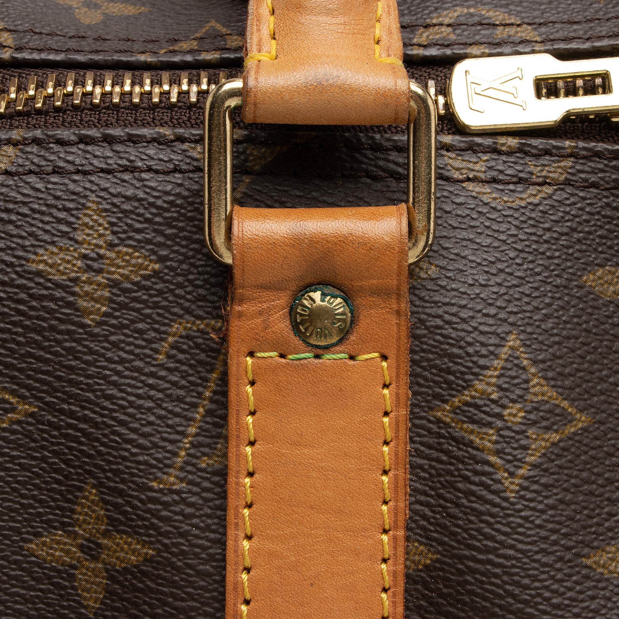 Louis Vuitton Vintage Monogram Canvas Keepall 55 Duffle Bag (SHF-7T21wA) - Image 17