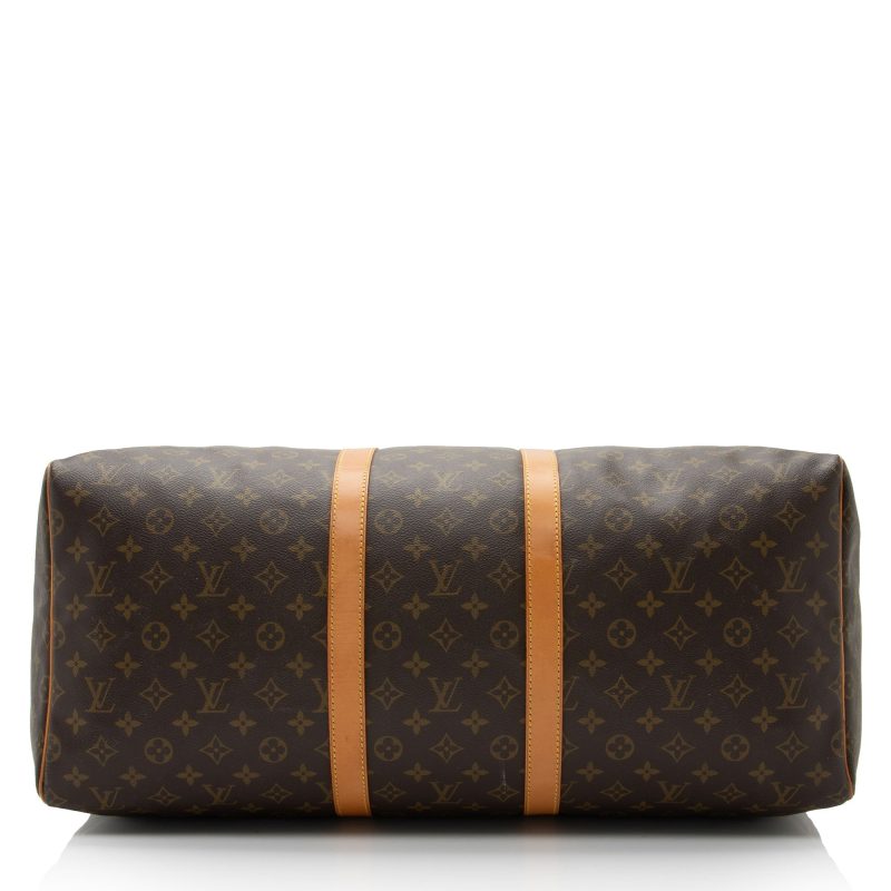 Louis Vuitton Vintage Monogram Canvas Keepall 55 Duffle Bag (SHF-xIA279) - Image 3