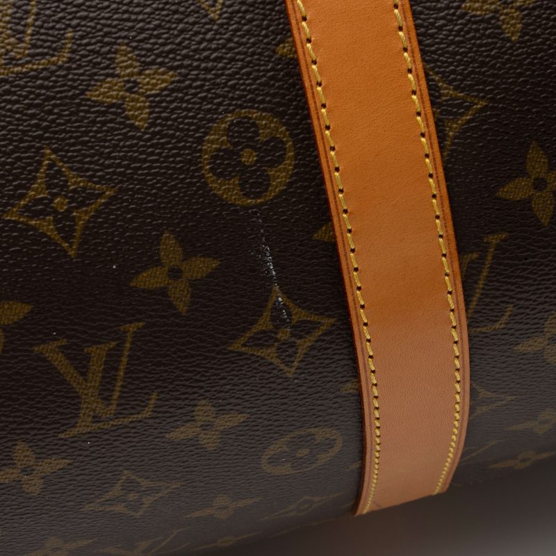 Louis Vuitton Vintage Monogram Canvas Keepall 55 Duffle Bag (SHF-xIA279) - Image 14