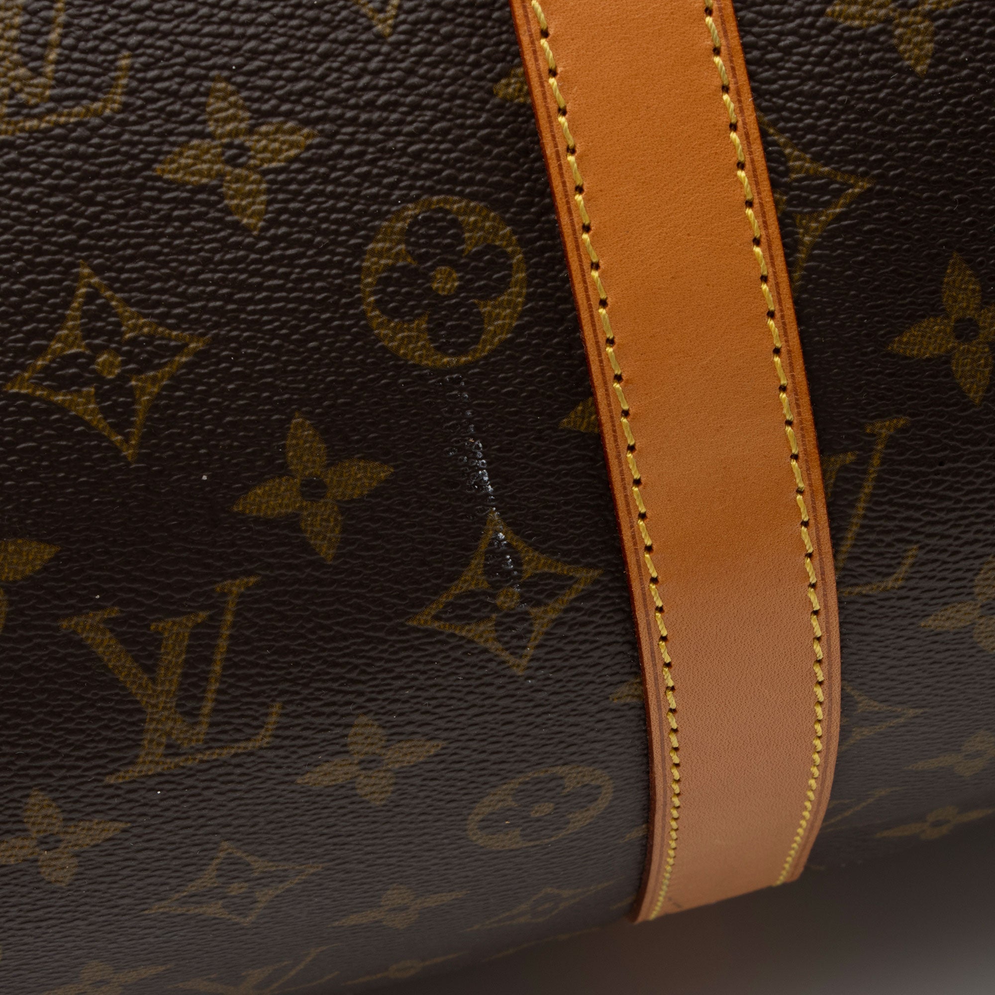 Louis Vuitton Vintage Monogram Canvas Keepall 55 Duffle Bag (SHF-xIA279) - Image 14