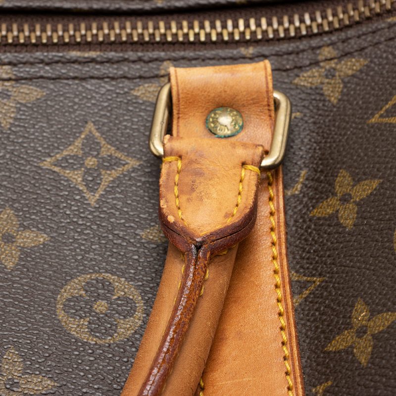 Louis Vuitton Vintage Monogram Canvas Keepall 60 Duffel Bag (SHF-16748) - Image 17