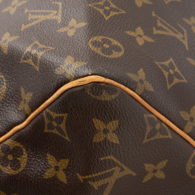 Louis Vuitton Vintage Monogram Canvas Keepall 60 Duffel Bag (SHF-16748) - Image 13
