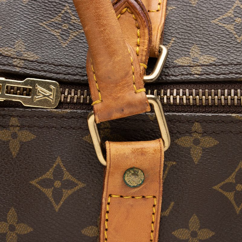 Louis Vuitton Vintage Monogram Canvas Keepall 60 Duffel Bag (SHF-16748) - Image 14