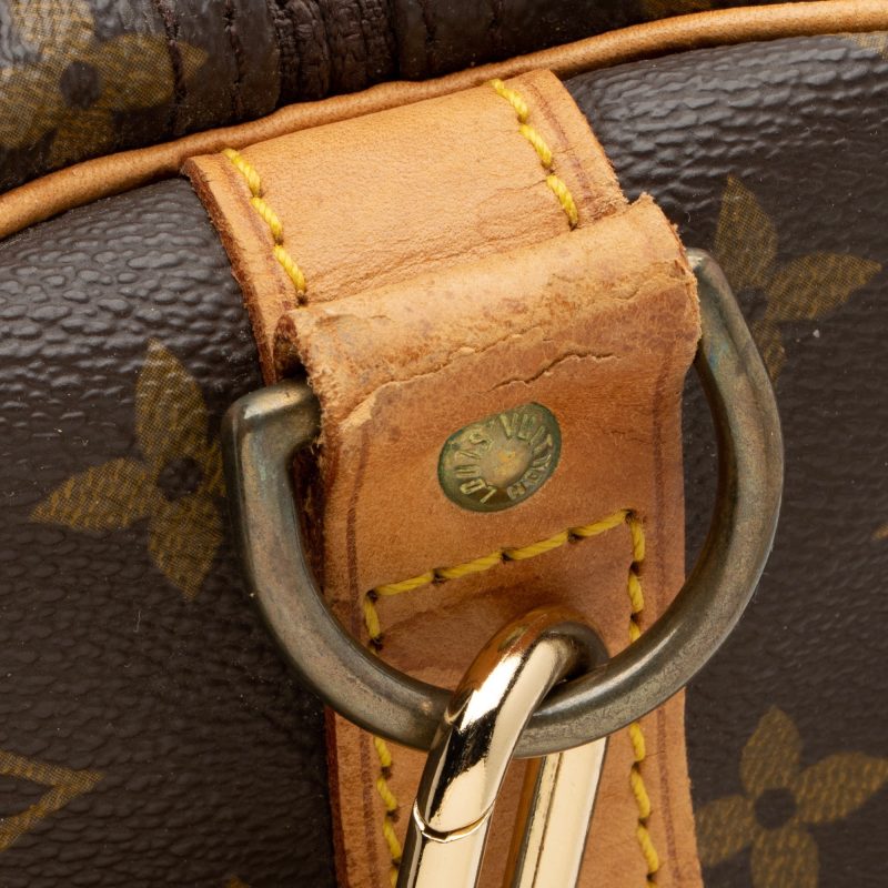 Louis Vuitton Vintage Monogram Canvas Keepall 60 Duffle Bag - FINAL SALE (SHF-23427) - Image 10