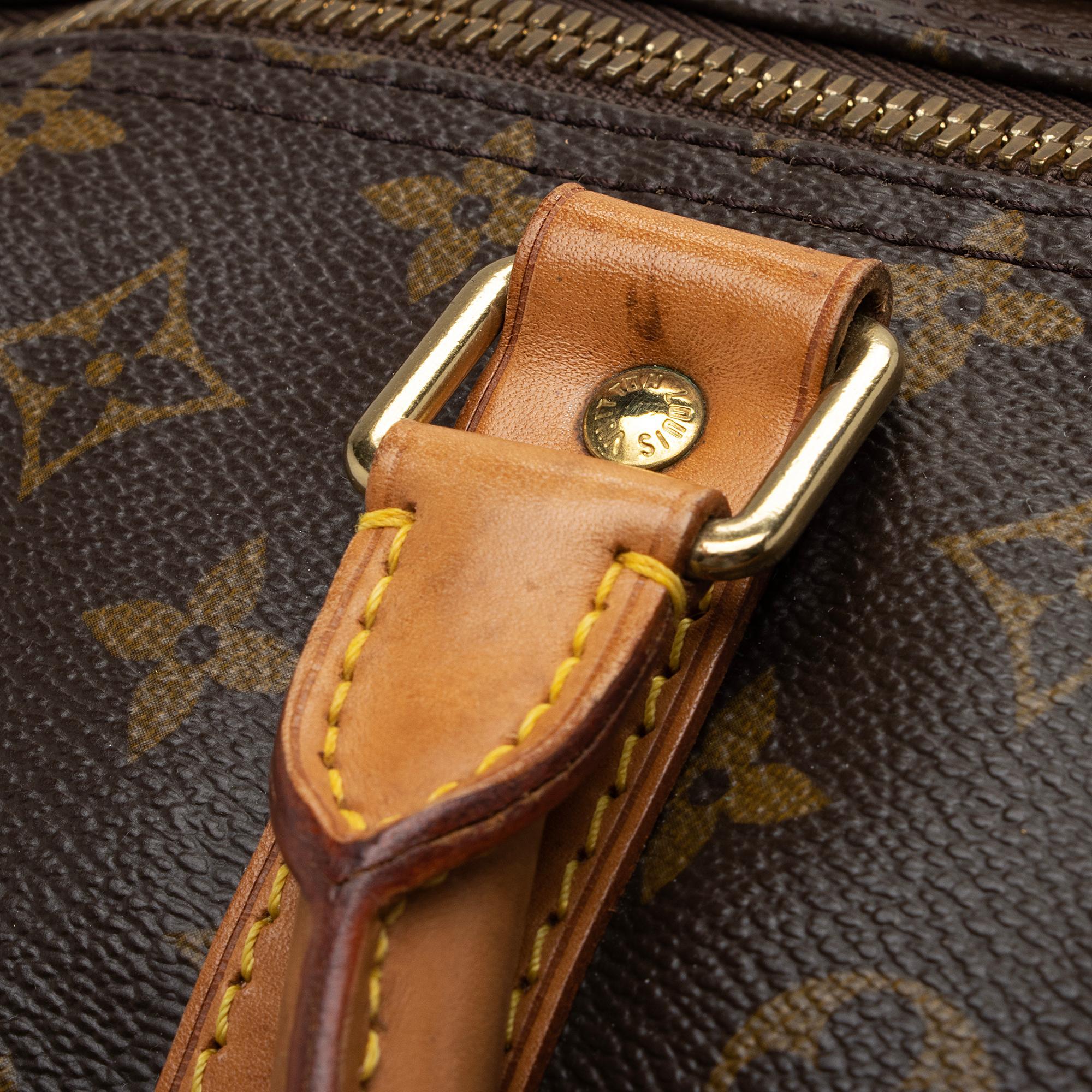 Louis Vuitton Vintage Monogram Canvas Keepall 60 Duffle Bag (SHF-A1tiFm) - Image 8